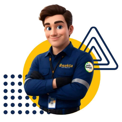 Teknisi Insekta Kartun